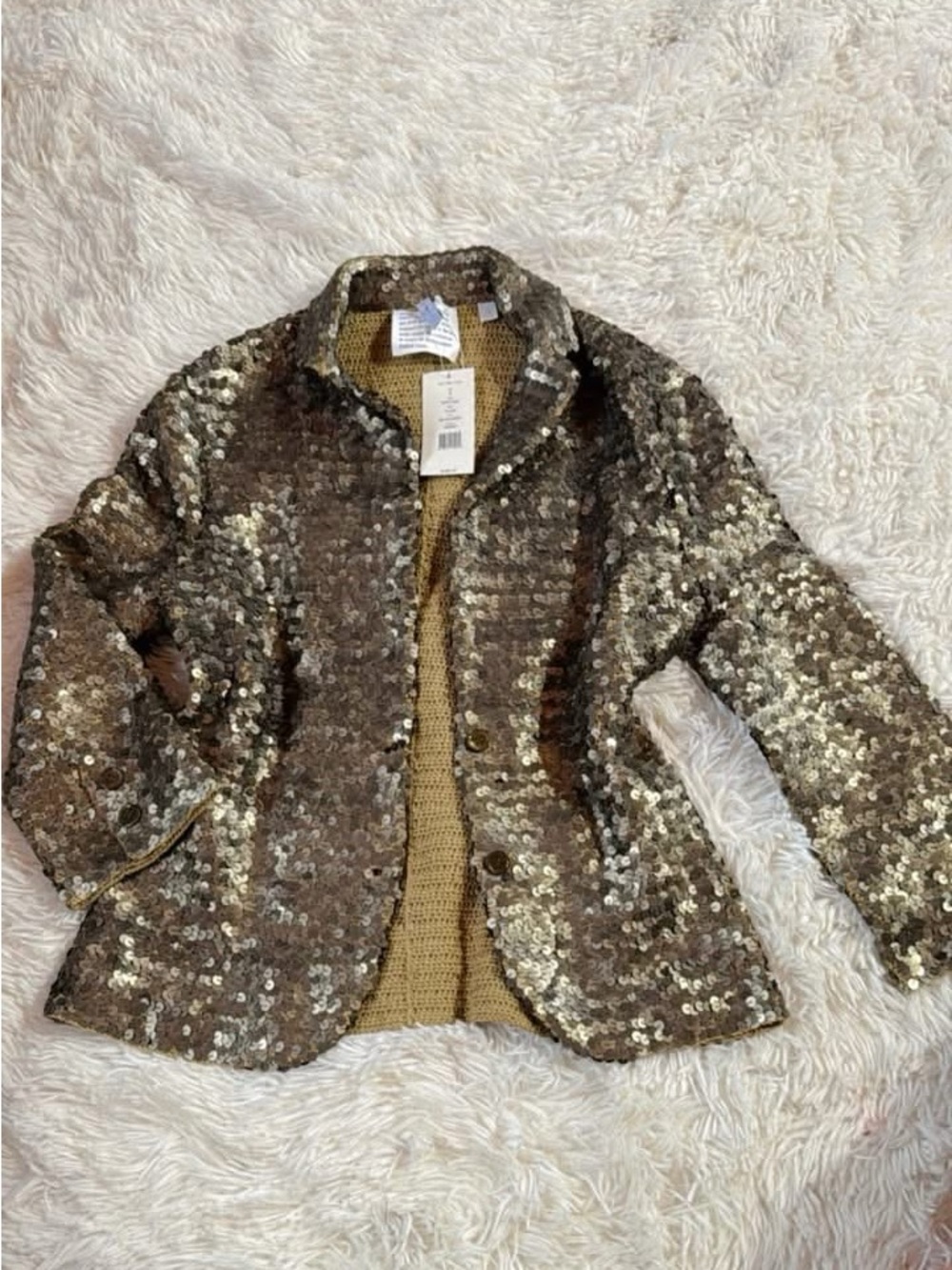 Lisli New York NWT  Sequin Tiffany Blazer Sz 8 R$498